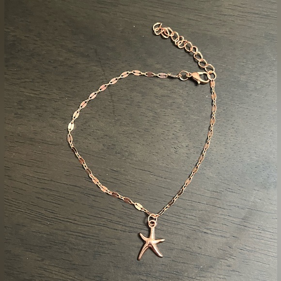 Rose Gold Starfish Anklet/Bracelet - Picture 4 of 4